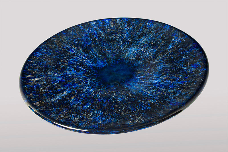Plate  Bleu iris