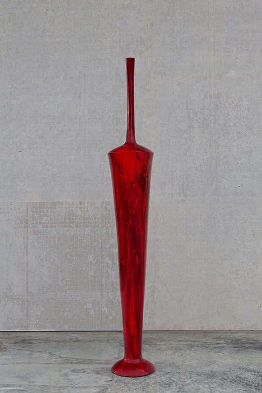 Contemporary profiled flute Rouge flambé