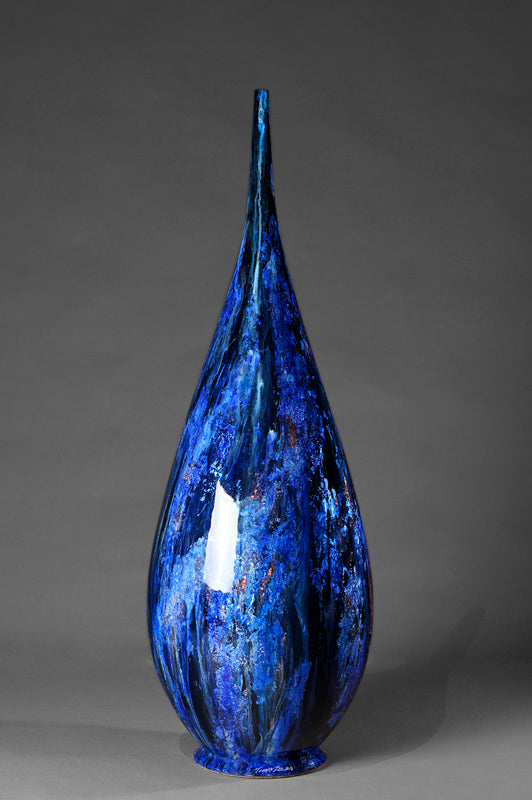 Neoclassical flute Évolution heure bleue cuivrée sold