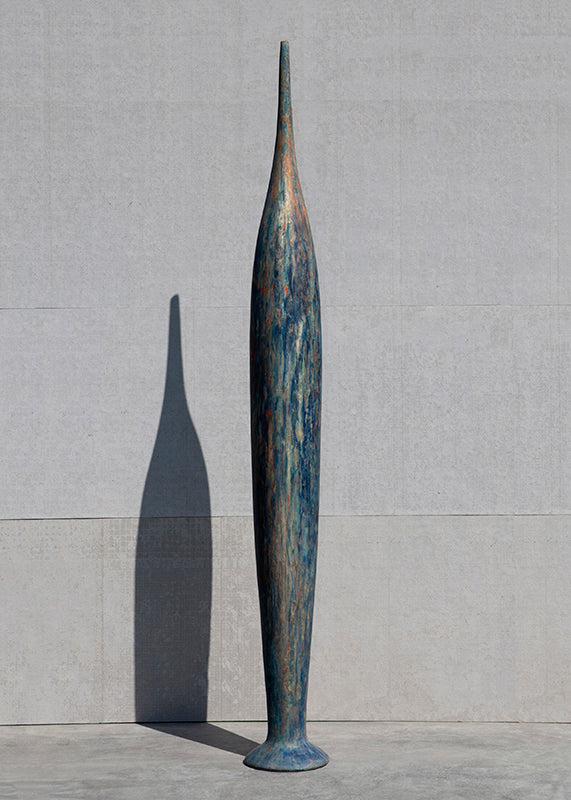 Neoclassical flute Bleu polychromique océanique