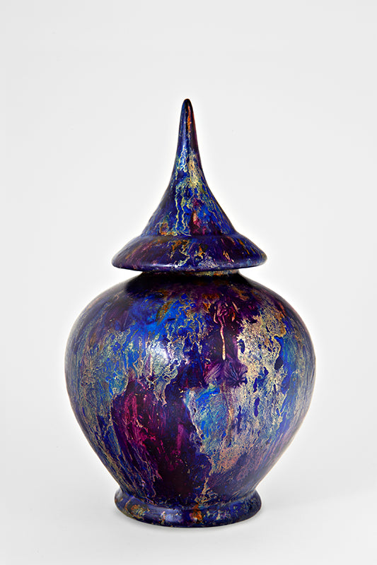  Balloon Jar Bleu polychromique 