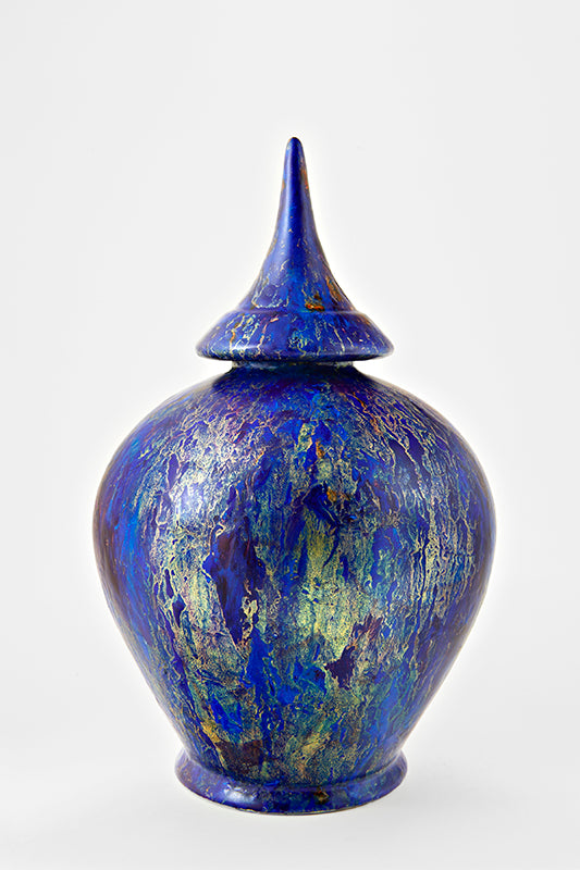  Balloon jar Bleu polychromique 