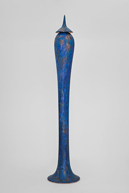 Neoclassical jar Bleu nacré